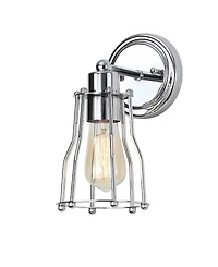 Jonathan Y Evelyn -Light Metal Vanity Light