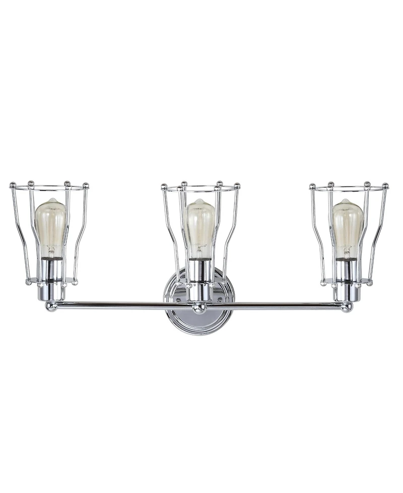 Jonathan Y Evelyn 3-Light Metal Vanity Light