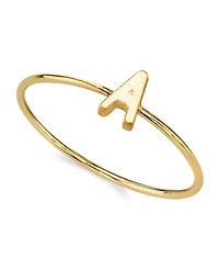 2028 14K Gold-tone Initial Ring