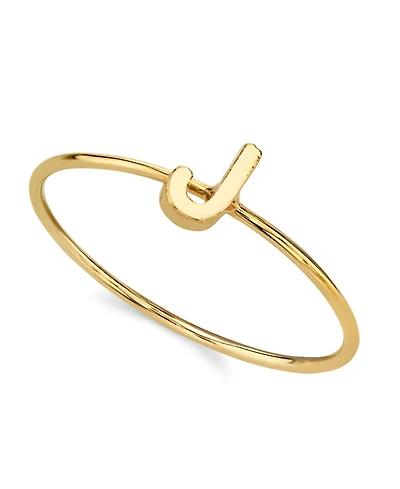2028 14K Gold-tone Initial Ring