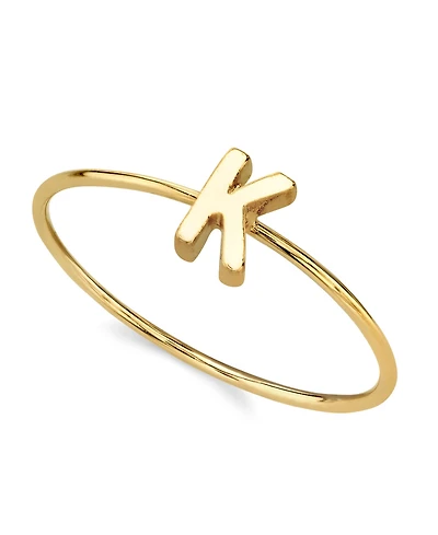 2028 14K Gold-tone Initial Ring