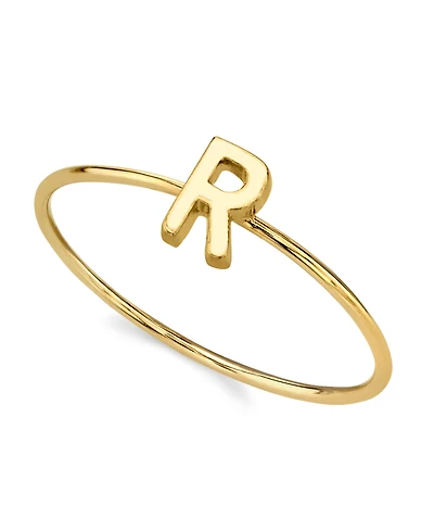 2028 14K Gold-tone Initial Ring
