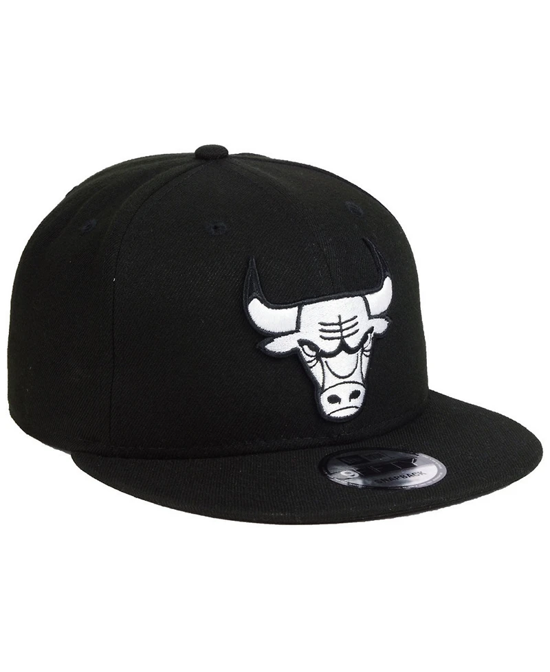 New Era Chicago Bulls Black White 9FIFTY Snapback Cap