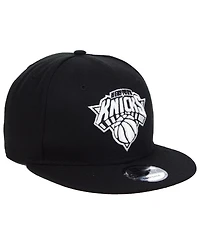 New Era New York Knicks Black White 9FIFTY Snapback Cap