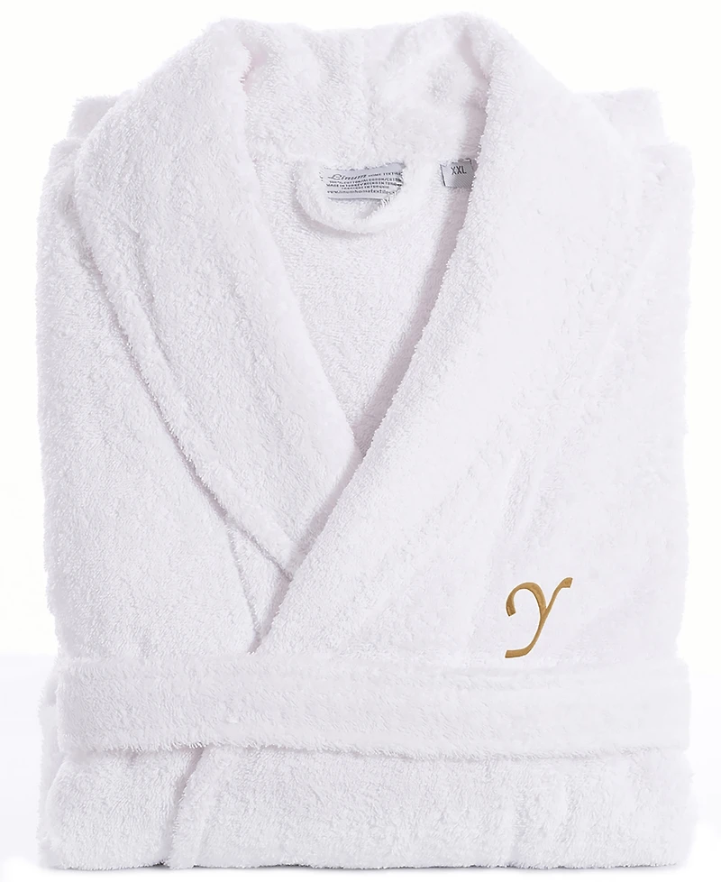 Linum Home Personalized 100% Turkish Cotton Terry Bath Robe