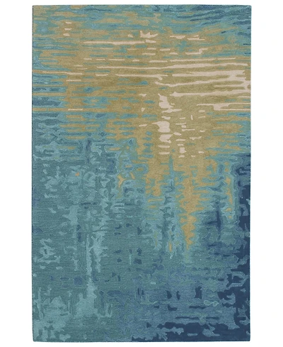 Liora Manne' Corsica 9143 Reflection Ocean 3'6" x 5'6" Area Rug