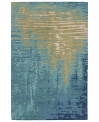 Liora Manne' Corsica 9143 Reflection Ocean 3'6" x 5'6" Area Rug