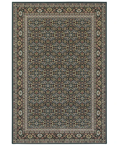 Closeout! Oriental Weavers Kashan 180L Navy/Multi 3'10" x 5'5" Area Rug