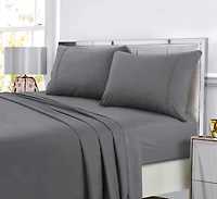 Tribeca Living Super Soft Solid Easy-Care Extra Deep Pocket Sheet Set