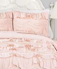 Lush Decor Kemmy Ruffled Quilt Sets