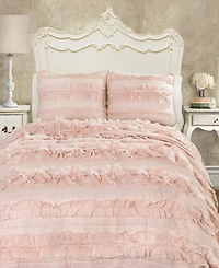 Lush Decor Belle Ruffle 3-Pc. Quilt Set, Full/Queen