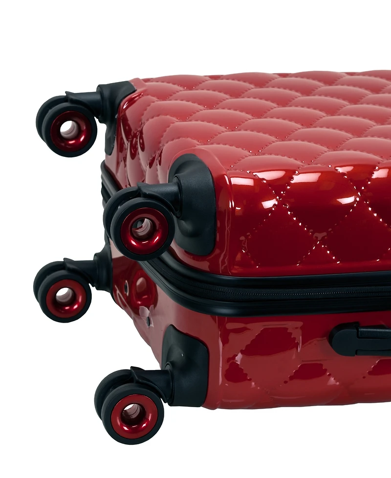 Rockland Quilt 3-Pc. Hardside Luggage Set