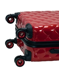 Rockland Quilt 3-Pc. Hardside Luggage Set