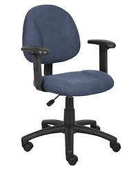 Boss Office Products Deluxe Posture Chair W/ Adjustable Arms