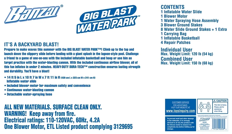 Banzai Big Blast Water Park