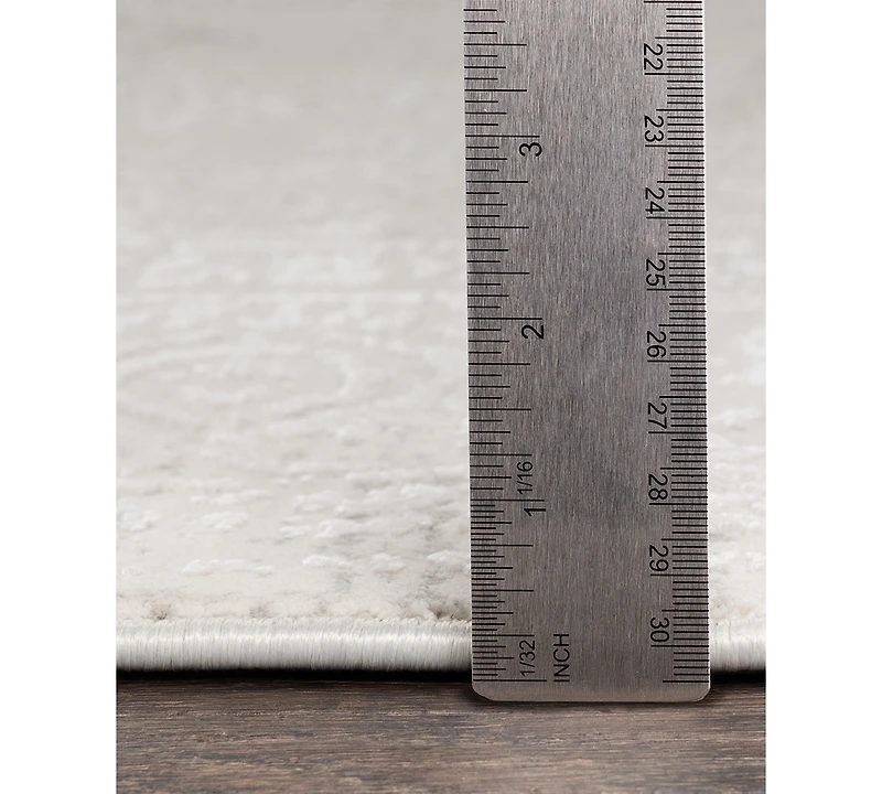 Livabliss Aisha Ais-2309 Medium Gray 9'3" x 12'3" Area Rug