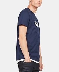 G-Star Raw Men's Holorn Graphic Logo Crewneck T-Shirt