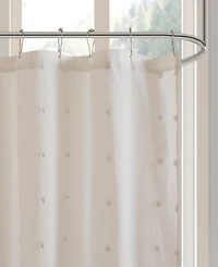 Intelligent Design Brooklyn Pom Shower Curtain, 70" x 72"