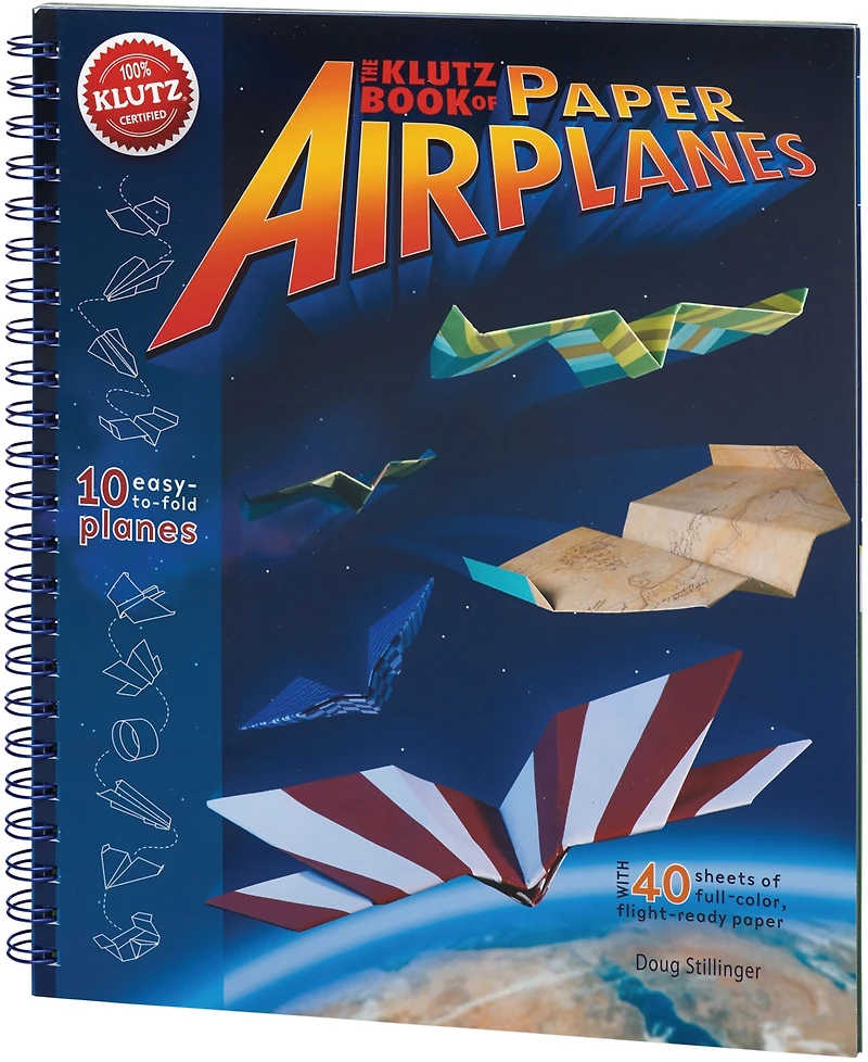 The Klutz Book of Paper Airplanes Craft Kit