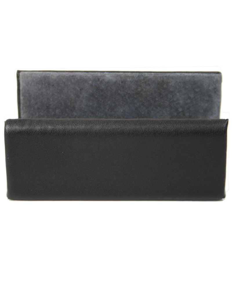 Royce New York Suede Lined Business Card Holder
