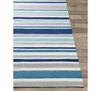 Surya Maritime Mtm-1011 Dark Blue 2' x 3' Indoor/Outdoor Area Rug