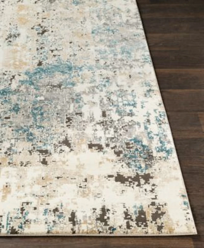 Livabliss Pune Pun 2301 Taupe Runner Area Rug Collection