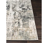 Livabliss Quatro Qua-2302 Silver Gray 5'3" x 7'3" Area Rug