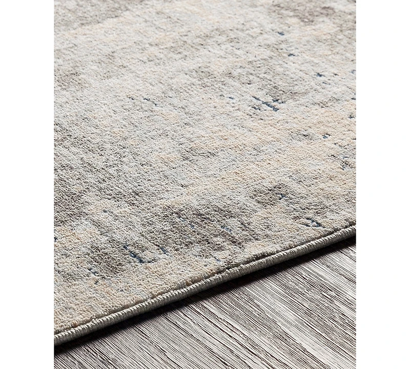 Closeout! Livabliss Presidential Pdt-2301 Medium Gray 3'3" x 8' Runner Area Rug