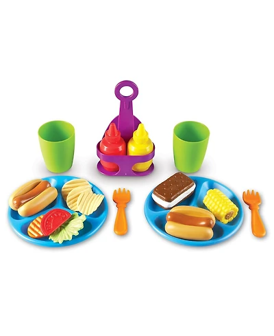 Learning Resources New Sprouts Hamburger and Hotdog Cookout! - 19 Pieces