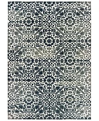 Oriental Weavers Bowen 5506e Navy Ivory Rug