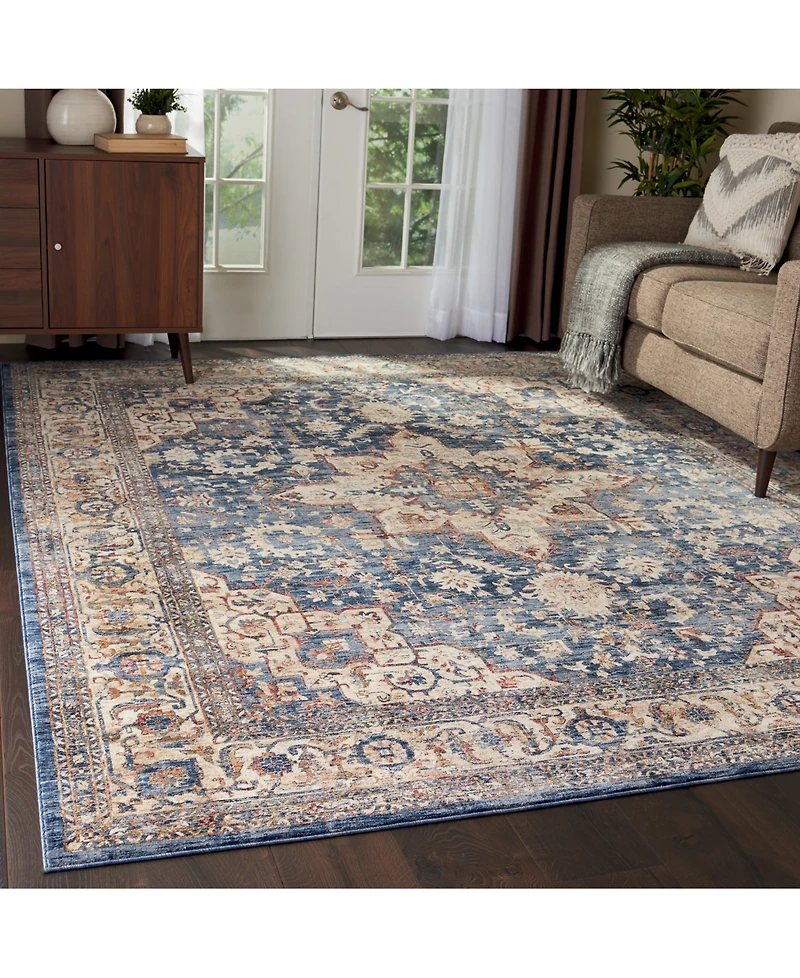 Mink Home Taza Heriz 7' 10" x 9' Area Rug