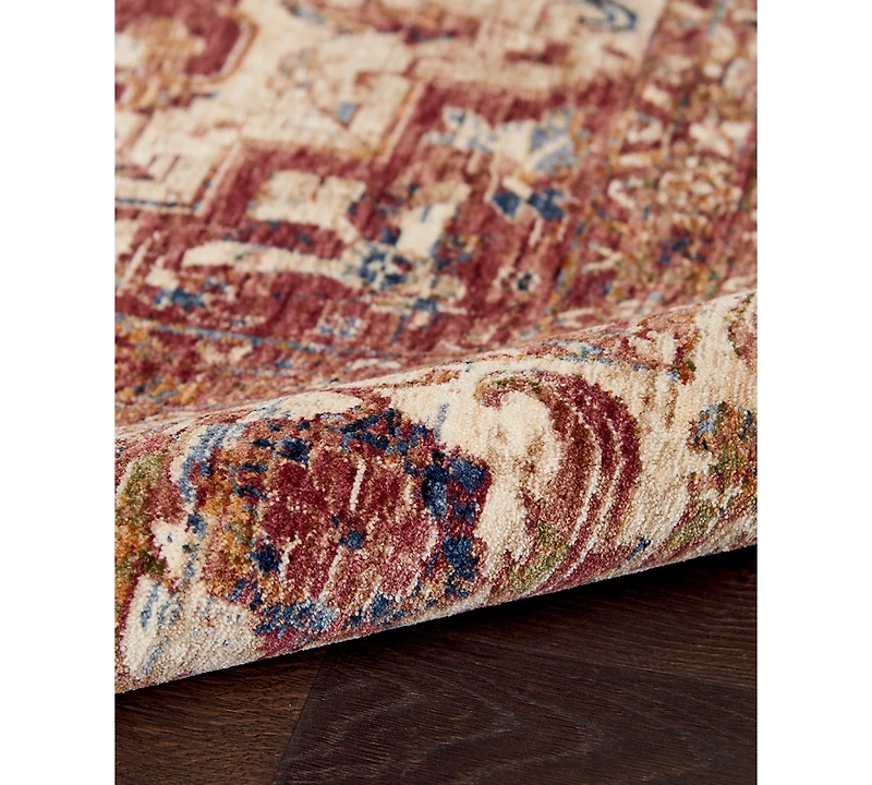 Mink Home Taza Heriz 7' 10" x 9' Area Rug