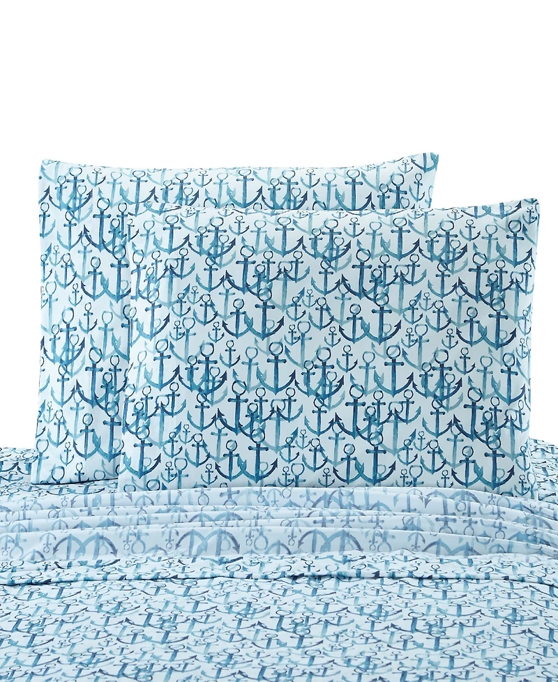 Universal Home Fashions Anchors Sheet Set, Full