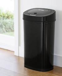 Ninestars Rectangular Motion Sensor Trash Can 13.2 Gallon