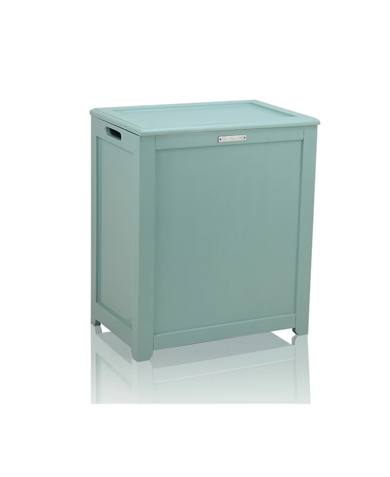 Oceanstar Storage Laundry Hamper, Turquoise