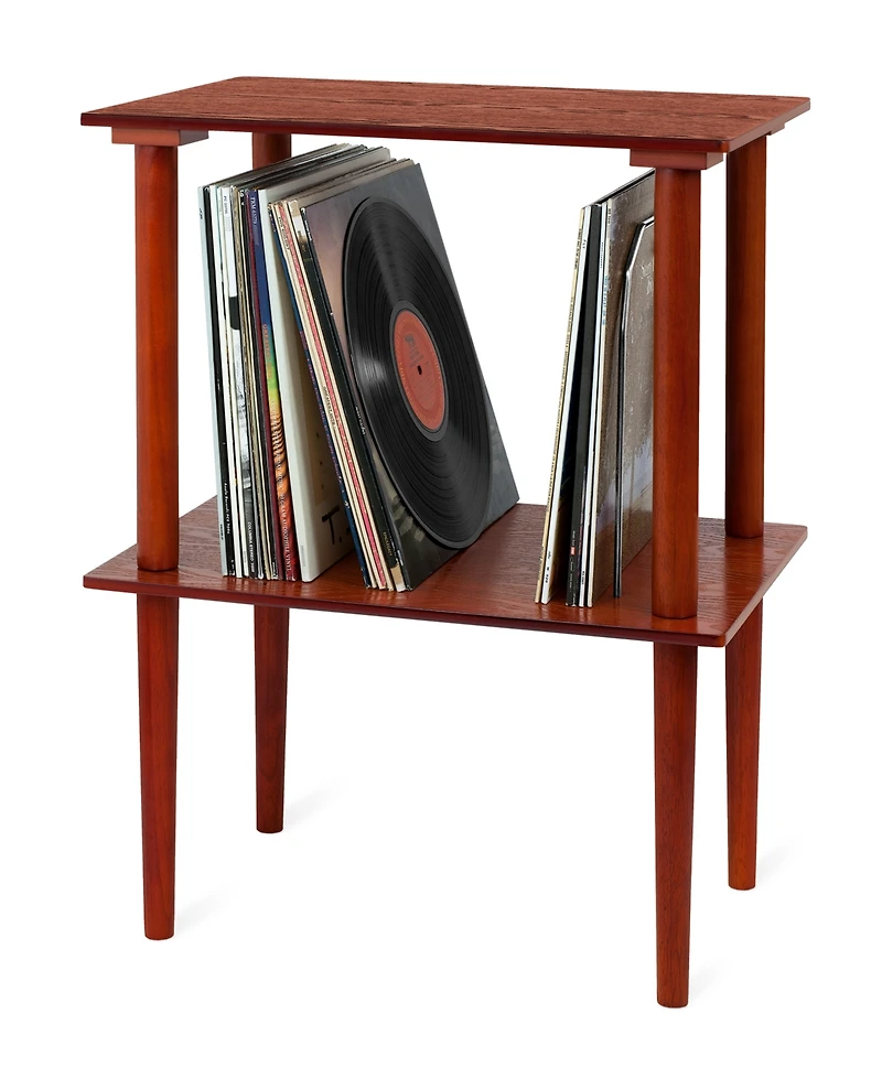 Victrola Wooden Stand with Record Holder