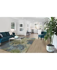 Kas Illusions Visions 6207 Green/Blue 6'7" x 9'6" Area Rug