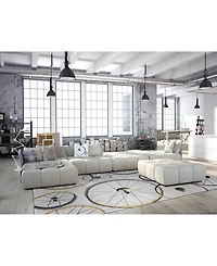 Kas Sonesta Wheels In Motion 2035 Gray 2' x 7'6" Runner Area Rug