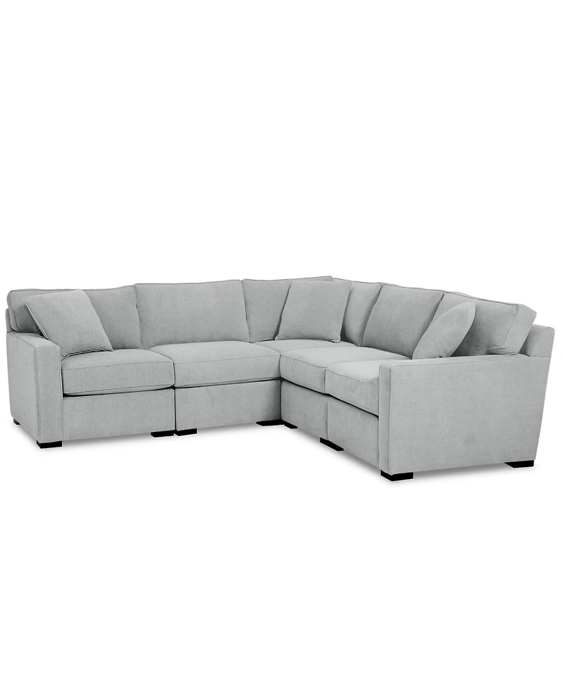 Radley Fabric -Pc. Sectional Sofa with Corner Piece