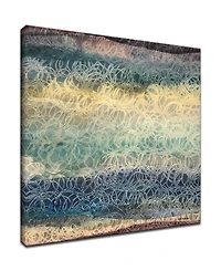 Ready2HangArt 'Ocean Tide' Abstract Canvas Wall Art - 20" x 20"