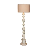 Fangio Lighting's 6259 63" Totemic Antique Resin Floor Lamp