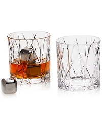 Orrefors City Ice Cubes, Set of 4