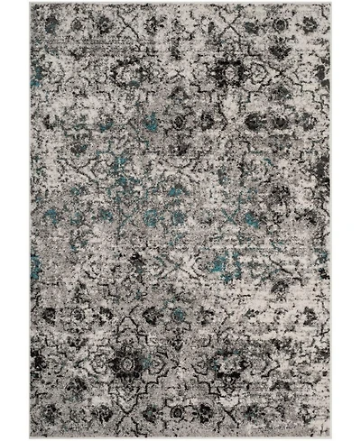 Safavieh Adirondack 135 Gray and Black 5'1" x 7'6" Area Rug