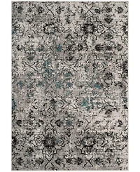 Safavieh Adirondack 135 Gray and Black 5'1" x 7'6" Area Rug