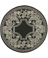 Safavieh Courtyard Black Sand Sisal Weave Area Rug Collection