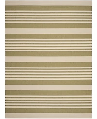 Safavieh Courtyard CY6062 Green and Beige 8' x 11' Sisal Weave Outdoor Area Rug