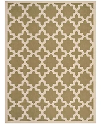 Safavieh Courtyard CY6913 Green and Beige 8' x 11' Sisal Weave Outdoor Area Rug
