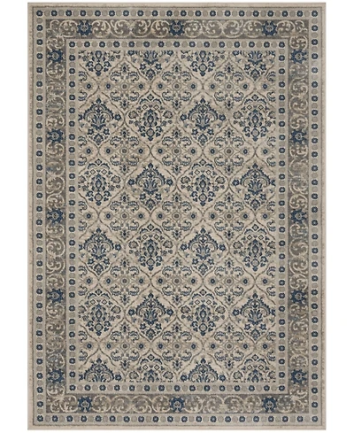 Safavieh Brentwood BNT870 Light Gray and Blue 5'3" x 7'6" Area Rug