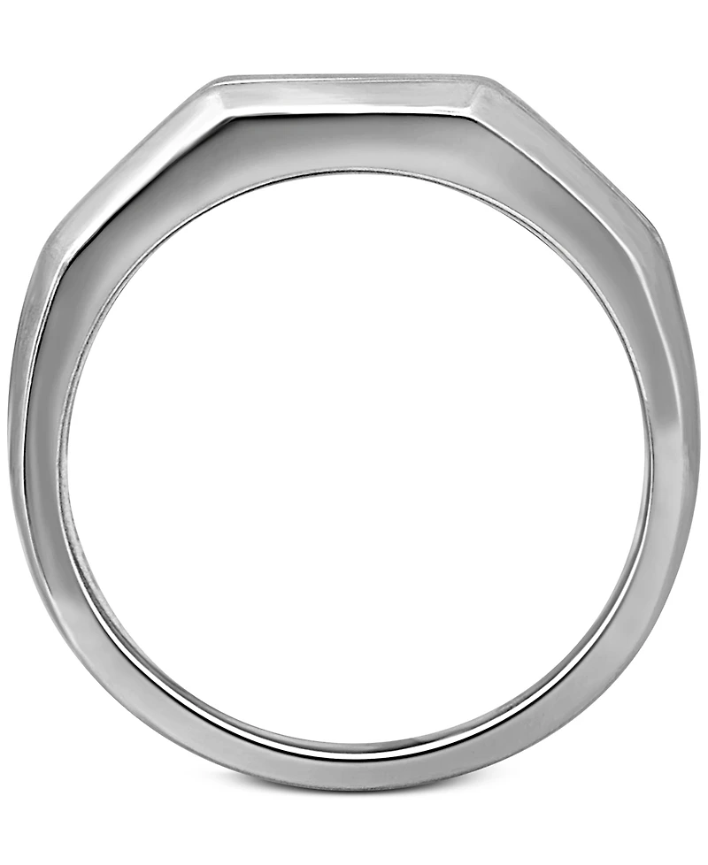 Men's Diamond Double Row Ring (1 ct. t.w.) in 10k White Gold and 10k Yellow Gold