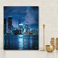 Courtside Market City Reflexiones Gallery-Wrapped Canvas Wall Art - 16" x 20"